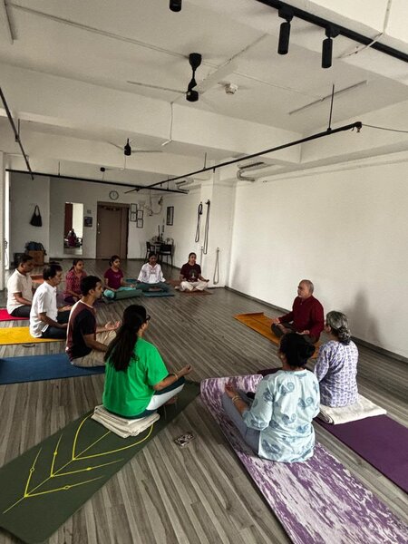 Group emotional management workshop session at YogStudio Kharghar